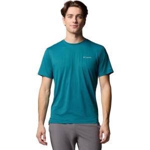 imageColumbia Mens Tech Trail Utility Short Sleeve CrewRiver Blue