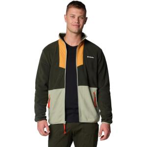 imageColumbia mens Sequoia Grove Full Zip FleeceGreenscapeSunstoneSafariSpicy Pull