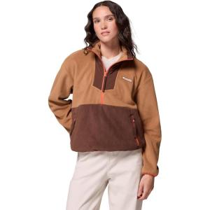 imageColumbia womens Sequoia Grove Half Zip FleeceCamel BrownTobaccoZing