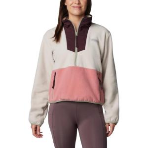 imageColumbia womens Sequoia Grove Half Zip FleeceDark StonePink Agave