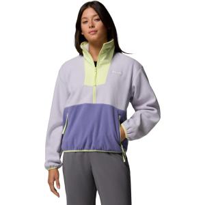 imageColumbia womens Sequoia Grove Half Zip FleeceLavender PearlStormwatchCitron Haze