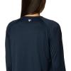 imageColumbia NCAA Womens Collegiate Tidal Tee Ls ShirtAub  Collegiate Navy  Spark Orange