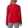 imageColumbia NCAA Womens Collegiate Tidal Tee Ls ShirtUga  Bright Red  White