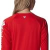 imageColumbia NCAA Womens Collegiate Tidal Tee Ls ShirtUga  Bright Red  White