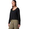 imageColumbia Womens Brea Falls Grid Henley Long SleeveBlack