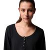 imageColumbia Womens Brea Falls Grid Henley Long SleeveBlack