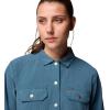 imageColumbia womens Blue Point Creek Short Corduroy Shirt JacketEverblue