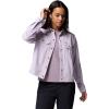 imageColumbia womens Blue Point Creek Short Corduroy Shirt JacketLavender Pearl