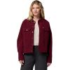 imageColumbia womens Blue Point Creek Short Corduroy Shirt JacketRich Wine