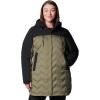 imageColumbia womens Mountain Croo Iii Mid Down JacketStone GreenBlack