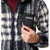 imageColumbia womens West Bend Print Full Zip IiBlack Herringplaid