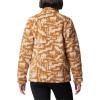 imageColumbia womens West Bend Print Full Zip IiCamel Brown Highland Tonal