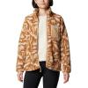 imageColumbia womens West Bend Print Full Zip IiCamel Brown Highland Tonal