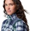imageColumbia womens West Bend Print Full Zip IiCrushed Blue Herringplaid