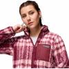 imageColumbia womens West Bend Print Full Zip IiRich Wine Herringplaid