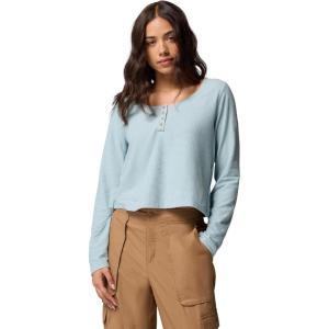 imageColumbia Womens Brea Falls Grid Henley Long SleeveCrushed Blue