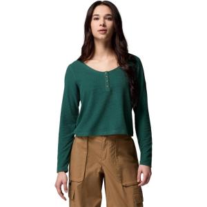 imageColumbia Womens Brea Falls Grid Henley Long SleeveRain Forest