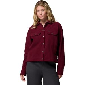 imageColumbia womens Blue Point Creek Short Corduroy Shirt JacketRich Wine