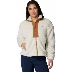 imageColumbia womens Boundless Discovery Sherpa Full Zip IIChalkCamel Brown