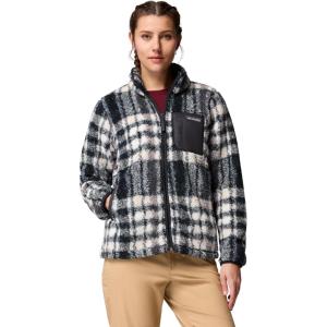 imageColumbia womens West Bend Print Full Zip IiBlack Herringplaid
