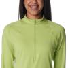 imageColumbia Womens Endless Trail Half Zip Mesh Long SleeveNapa Green