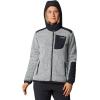 imageColumbia womens Arctic Crest Sherpa Full ZipWhiteBlack