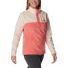 imageColumbia womens Benton Springs 12 Snap PulloverBlush PinkPeach Blossom