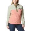 imageColumbia womens Benton Springs 12 Snap PulloverFaded PeachSafariStone Green