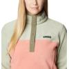 imageColumbia womens Benton Springs 12 Snap PulloverFaded PeachSafariStone Green