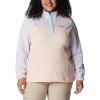 imageColumbia womens Benton Springs 12 Snap PulloverPeach BlossomPurple TintSpring Blue