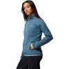 imageColumbia womens Essential Hike Grid Fleece Full ZipEverblueCrushed Blue