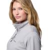 imageColumbia womens Essential Hike Grid Fleece Half ZipColumbia GreyColumbia Grey