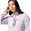 imageColumbia womens Essential Hike Grid Fleece Half ZipLavender PearlBlack