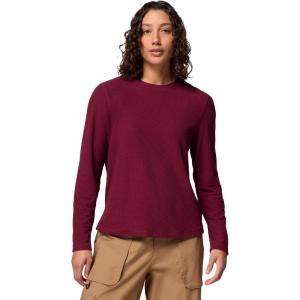 imageColumbia Womens Brea Falls Grid Crew Long SleeveRich Wine