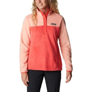 imageColumbia womens Benton Springs 12 Snap PulloverRed HibiscusCoral Reef