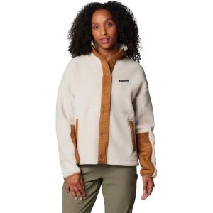 imageColumbia womens Cloud Point Snap FleeceCamel BrownDark Stone