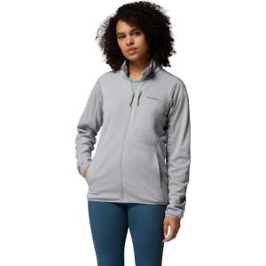 imageColumbia womens Essential Hike Grid Fleece Full ZipColumbia GreyColumbia Grey