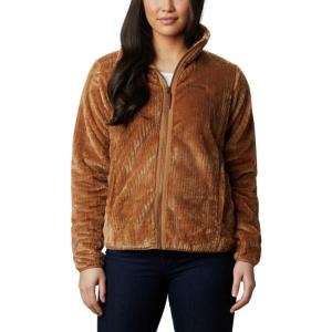imageColumbia womens Fire Side Ii Sherpa Full ZipElk Stripe