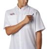 imageColumbia Mens CLG Tamiami Short Sleeve ShirtArk  White
