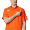 imageColumbia Mens CLG Tamiami Short Sleeve ShirtCle  Spark Orange