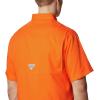imageColumbia Mens CLG Tamiami Short Sleeve ShirtCle  Spark Orange