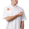 imageColumbia Mens CLG Tamiami Short Sleeve ShirtCle  White