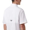 imageColumbia Mens CLG Tamiami Short Sleeve ShirtCle  White