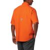 imageColumbia Mens CLG Tamiami Short Sleeve ShirtFla  Spark Orange
