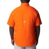 imageColumbia Mens CLG Tamiami Short Sleeve ShirtFla  Spark Orange