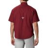 imageColumbia Mens CLG Tamiami Short Sleeve ShirtFsu  Cabernet
