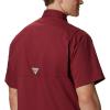 imageColumbia Mens CLG Tamiami Short Sleeve ShirtFsu  Cabernet