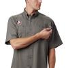imageColumbia Mens CLG Tamiami Short Sleeve ShirtFsu  Charcoal