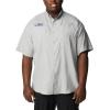 imageColumbia Mens CLG Tamiami Short Sleeve ShirtLsu  Columbia Grey
