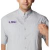 imageColumbia Mens CLG Tamiami Short Sleeve ShirtLsu  Columbia Grey